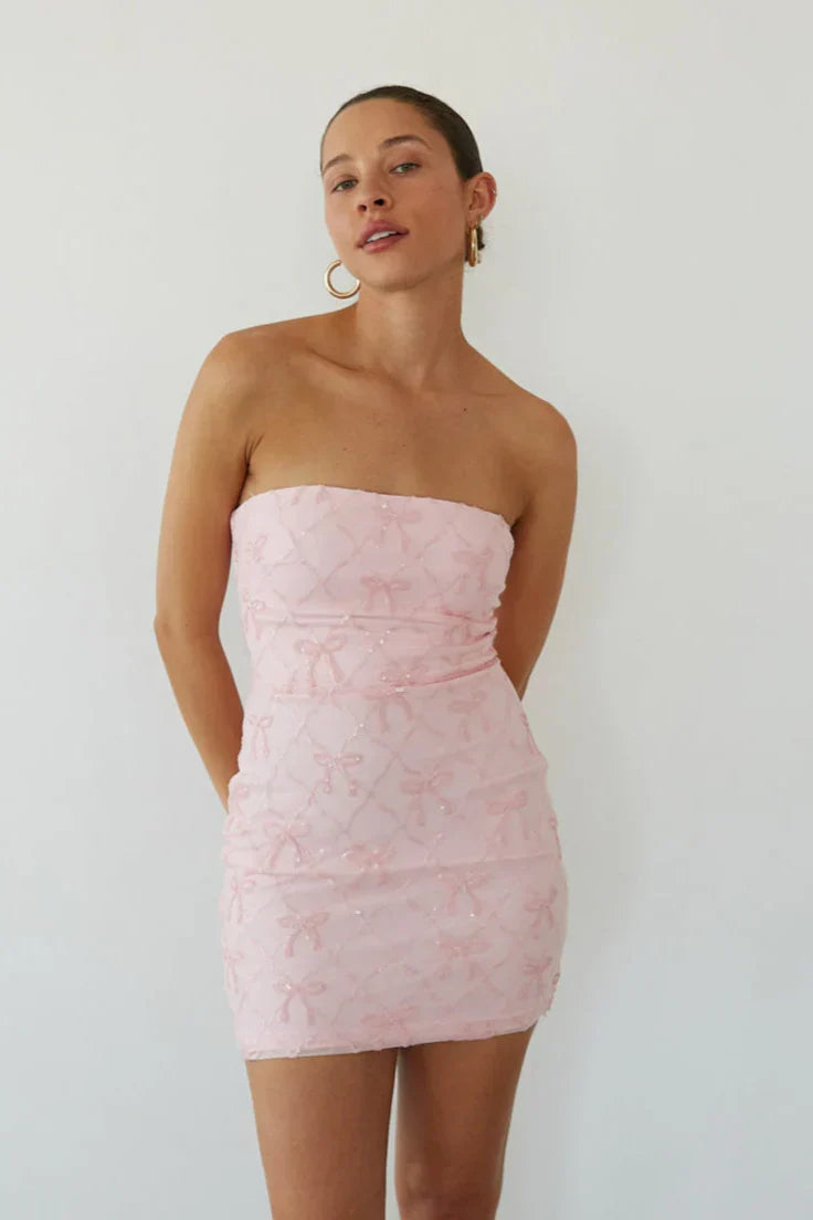 Mini-robe à sequins Mila Coquette