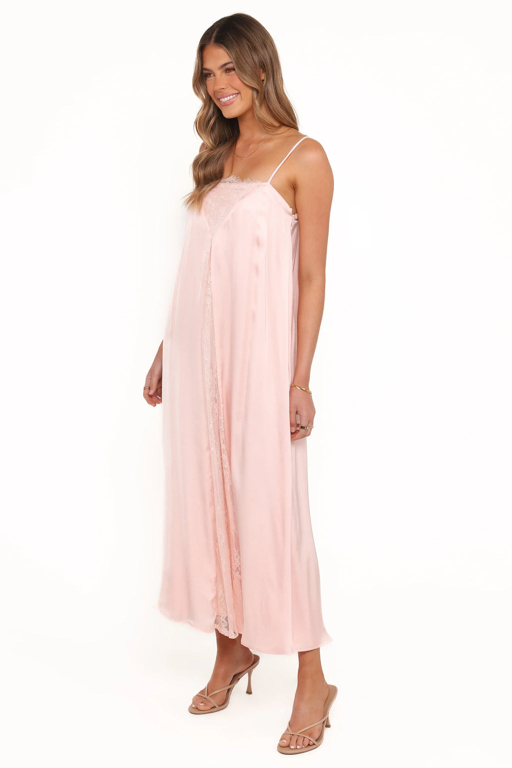 Robe midi Halsey - Rose