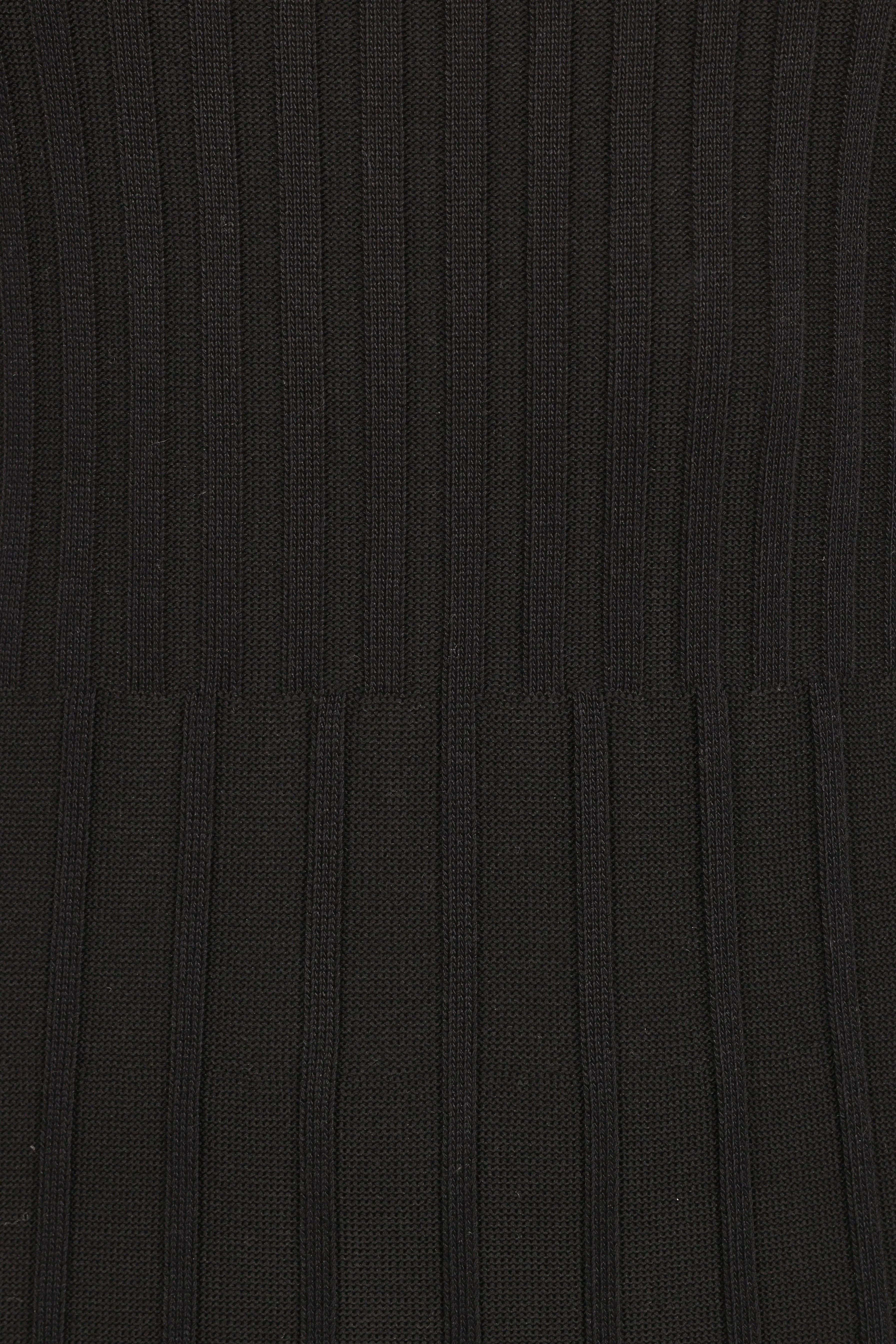 Robe longue Alison à manches longues - Noir