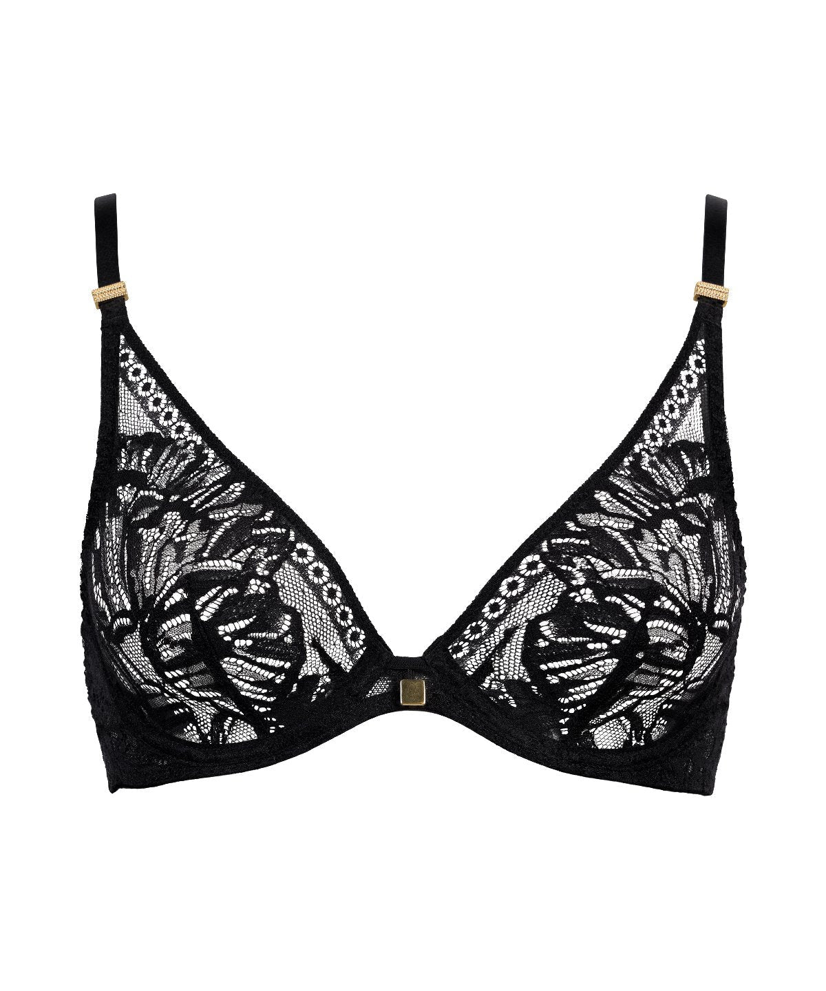 Love Soul Soutien-gorge Triangle avec armatures Noir