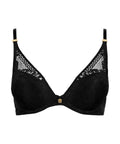Love Soul Soutien-gorge corbeille foulard Noir