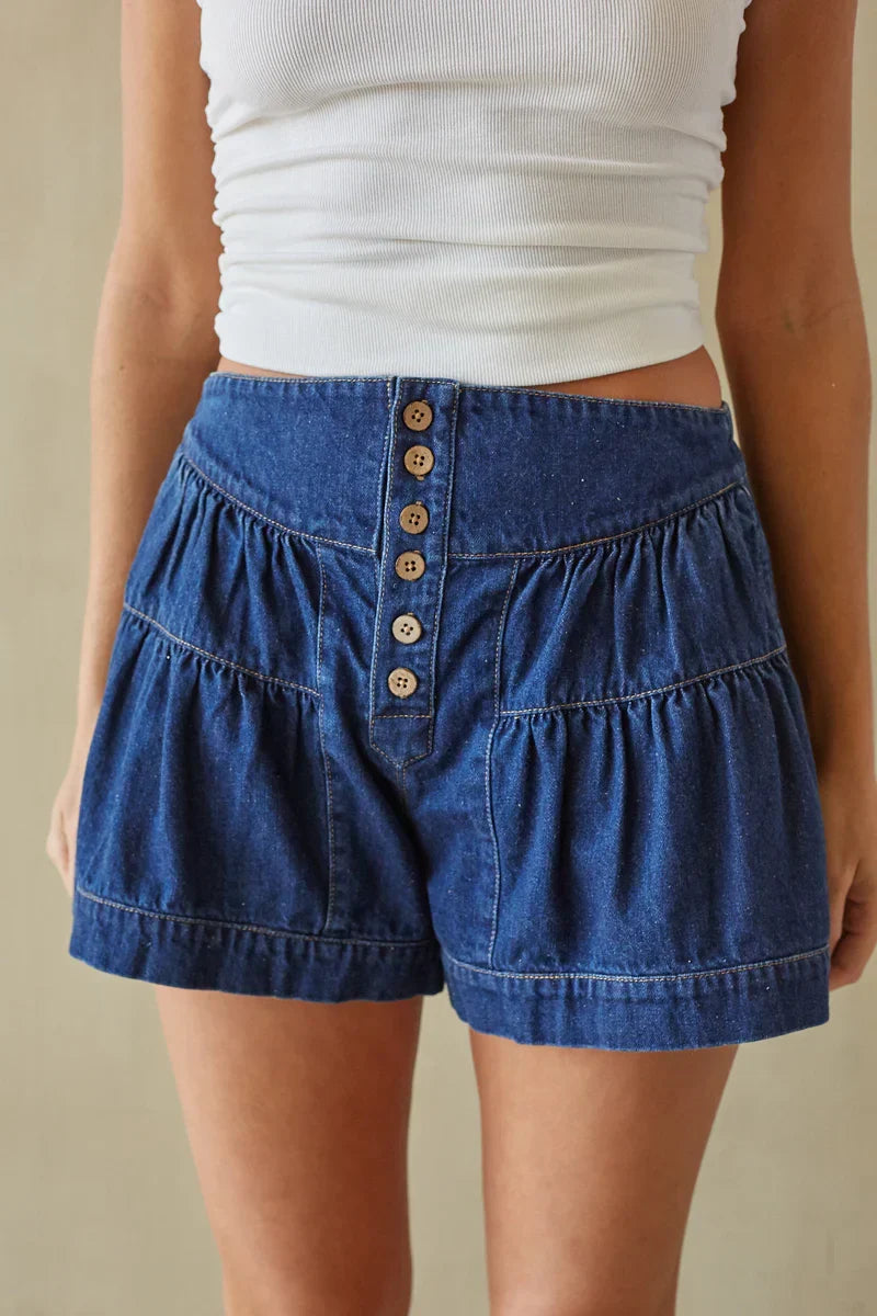 Short en jean boutonné Priya