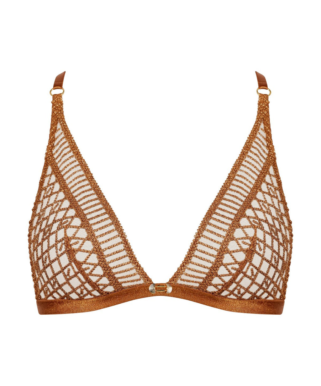Stardust Dream Soutien-gorge Triangle bralette Amber Gold