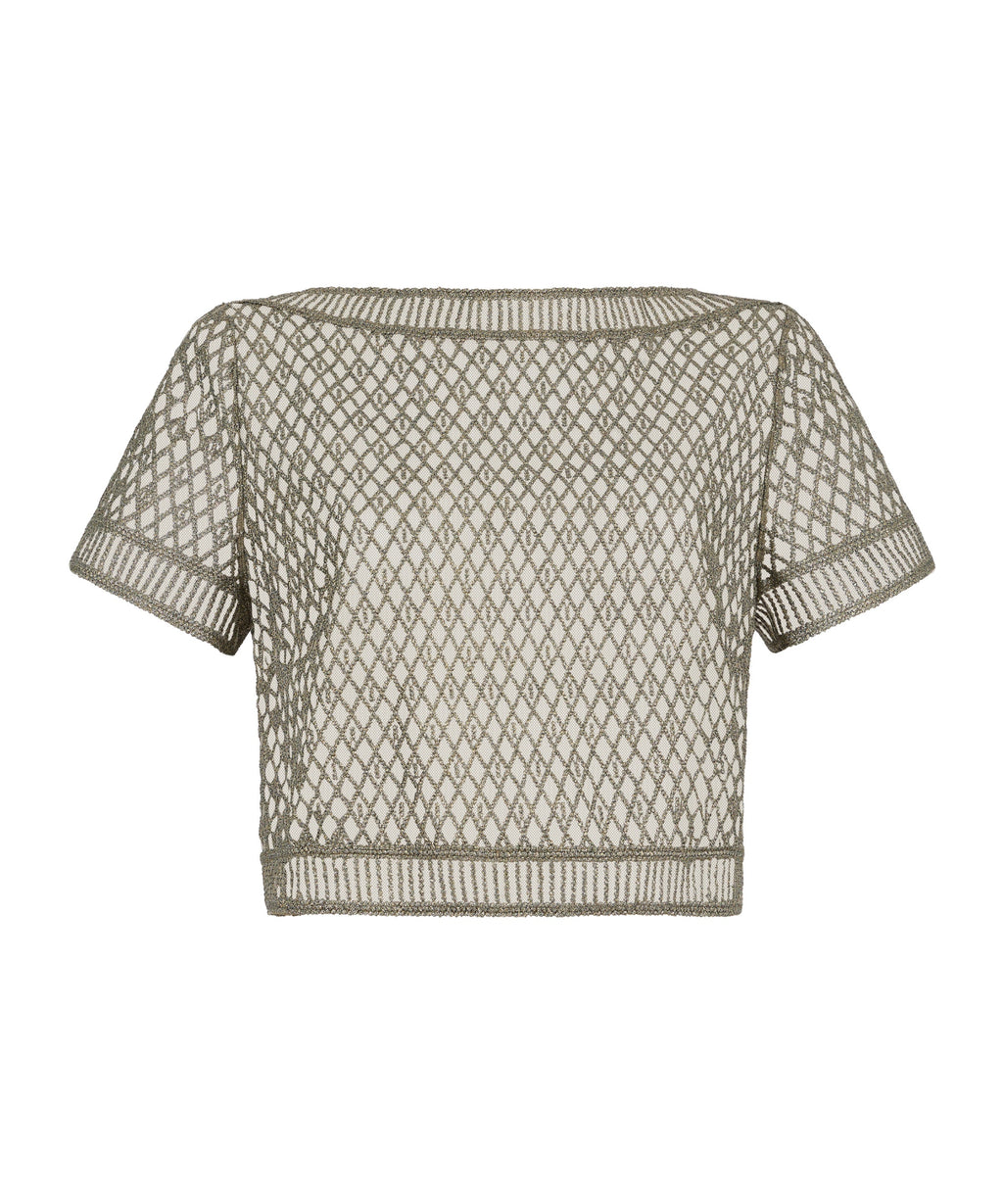Stardust Dream Top manches courtes vert Nile