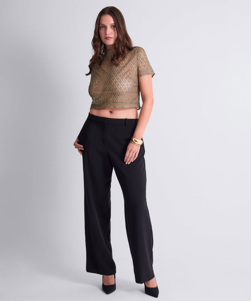 Stardust Dream Top manches courtes vert Nile