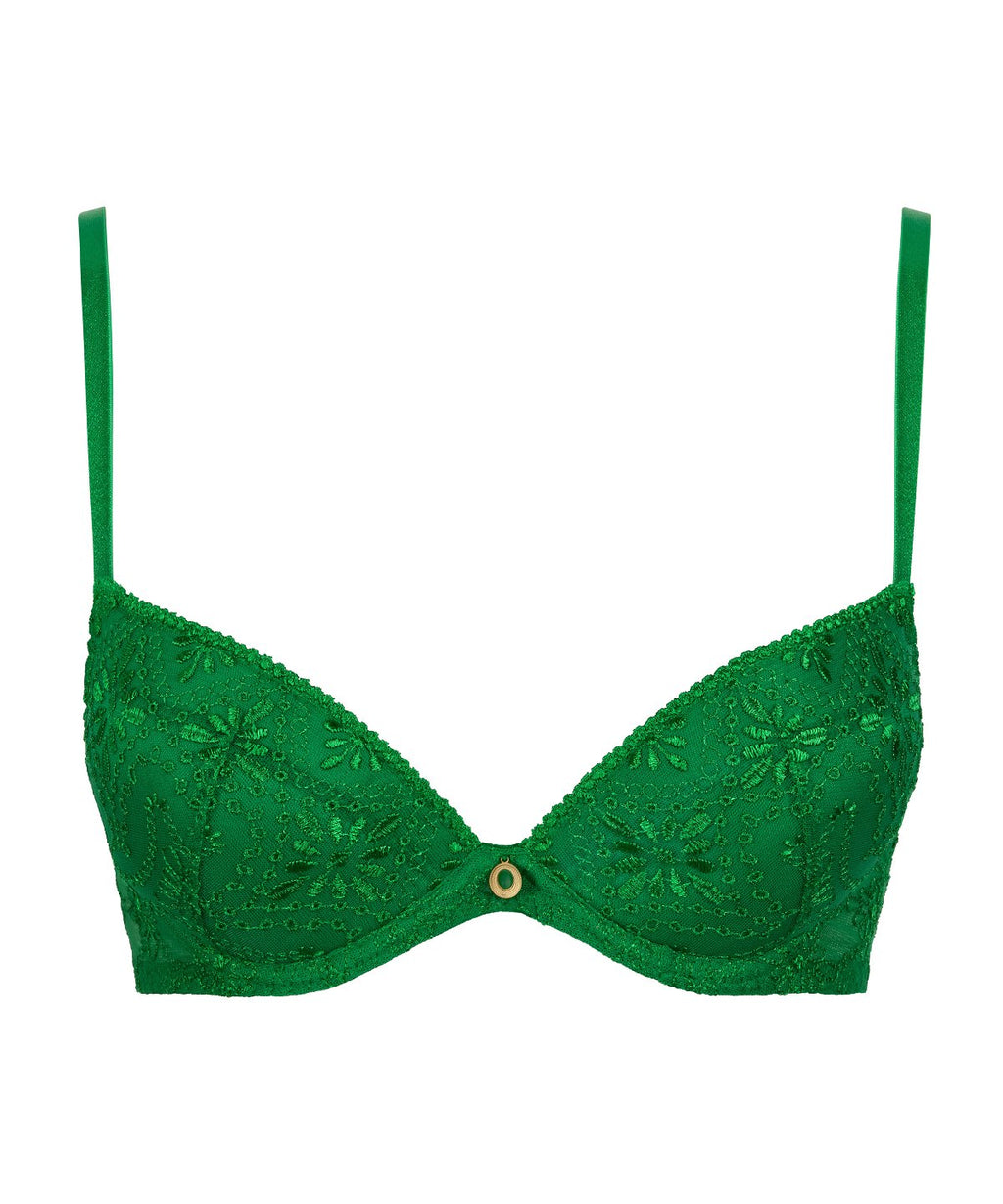 Soutien-gorge push-up rembourré Losing my Mind Green Island