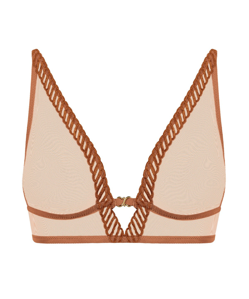 Soutien-gorge triangle Sheer Emotion Honey