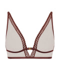 Sheer Emotion Soutien-gorge Triangle Sepia