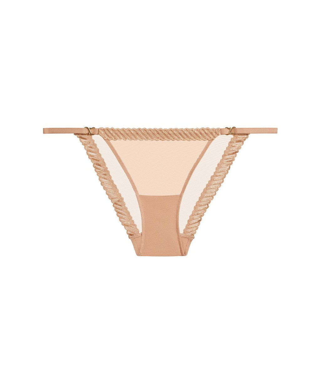 Sheer Emotion Culotte taille basse Sand