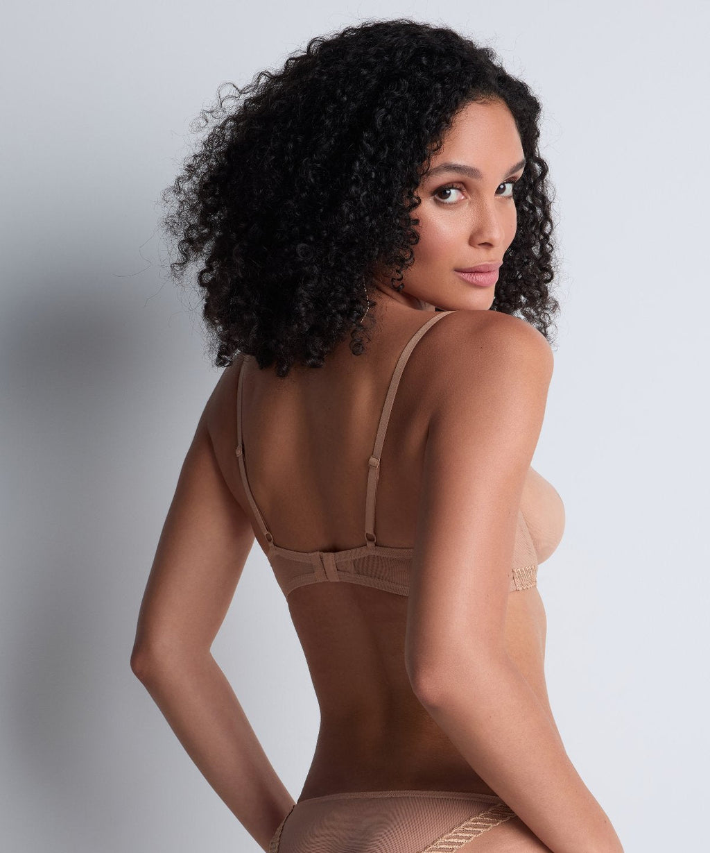 Sheer Emotion Culotte taille basse Sand
