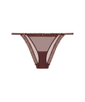Sheer Emotion Culotte taille basse Sepia