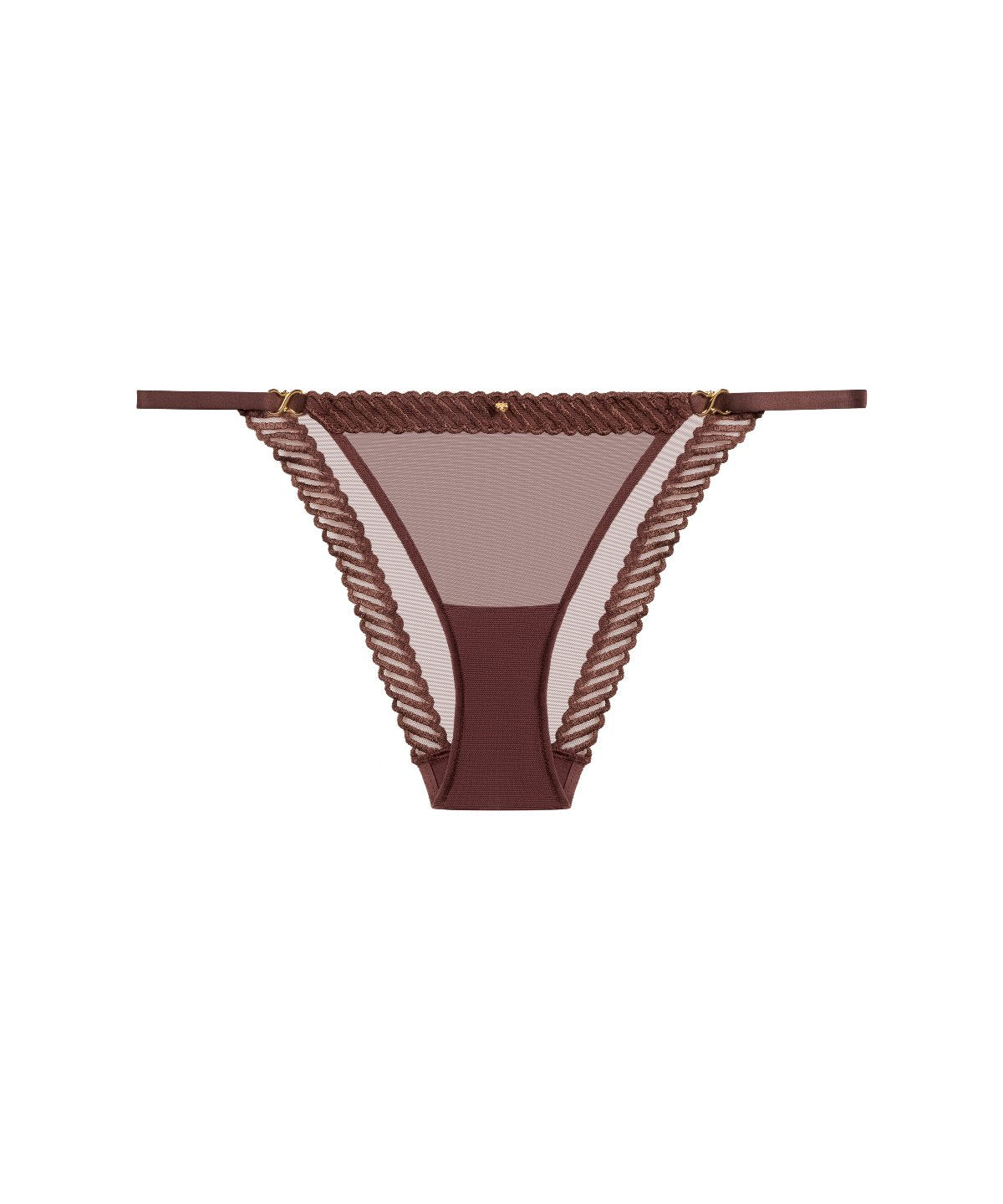 Sheer Emotion Culotte taille basse Sepia
