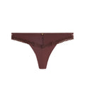 Sheer Emotion Tanga Sepia