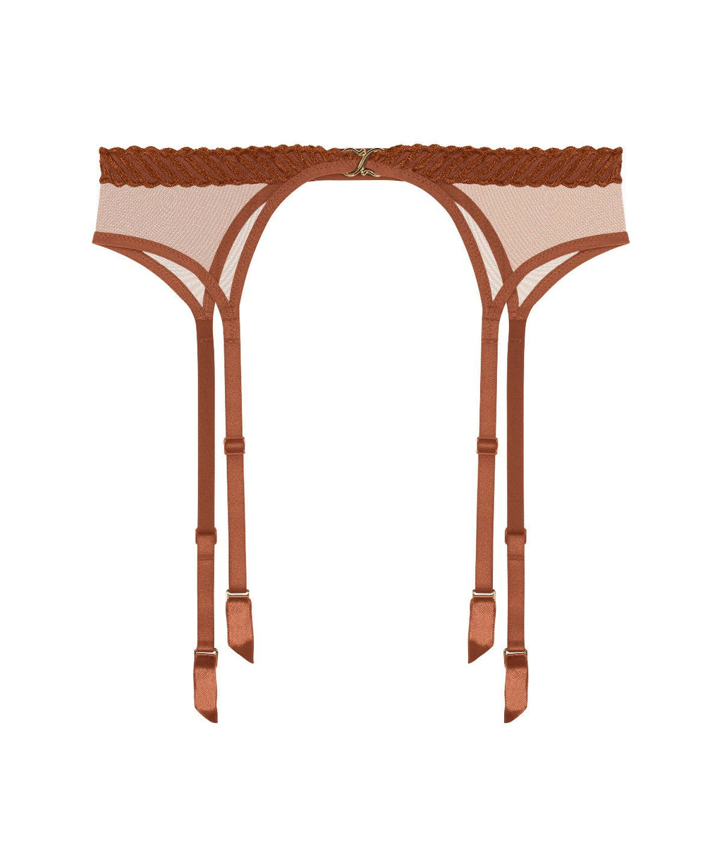Sheer Emotion Porte-jarretelles Honey