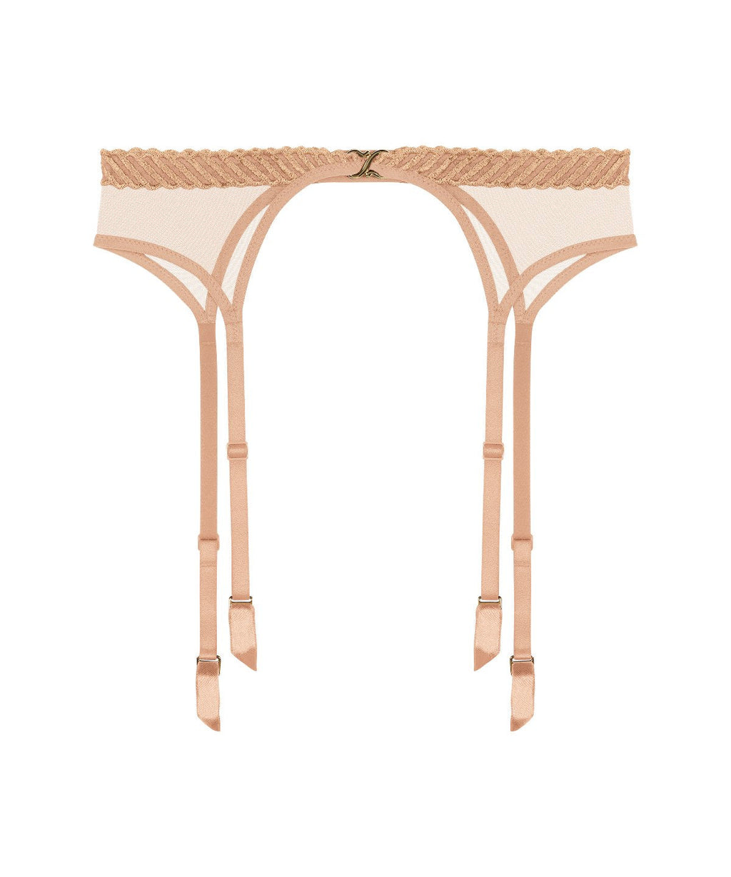 Sheer Emotion Porte-jarretelles Sand
