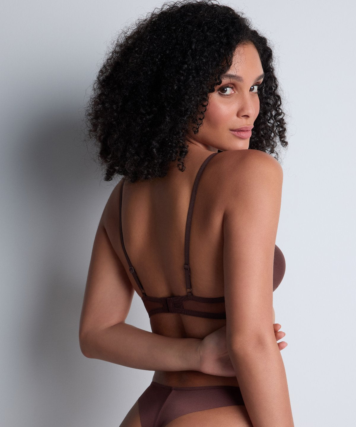 Sheer Emotion Soutien-gorge triangle avec armatures Sépia