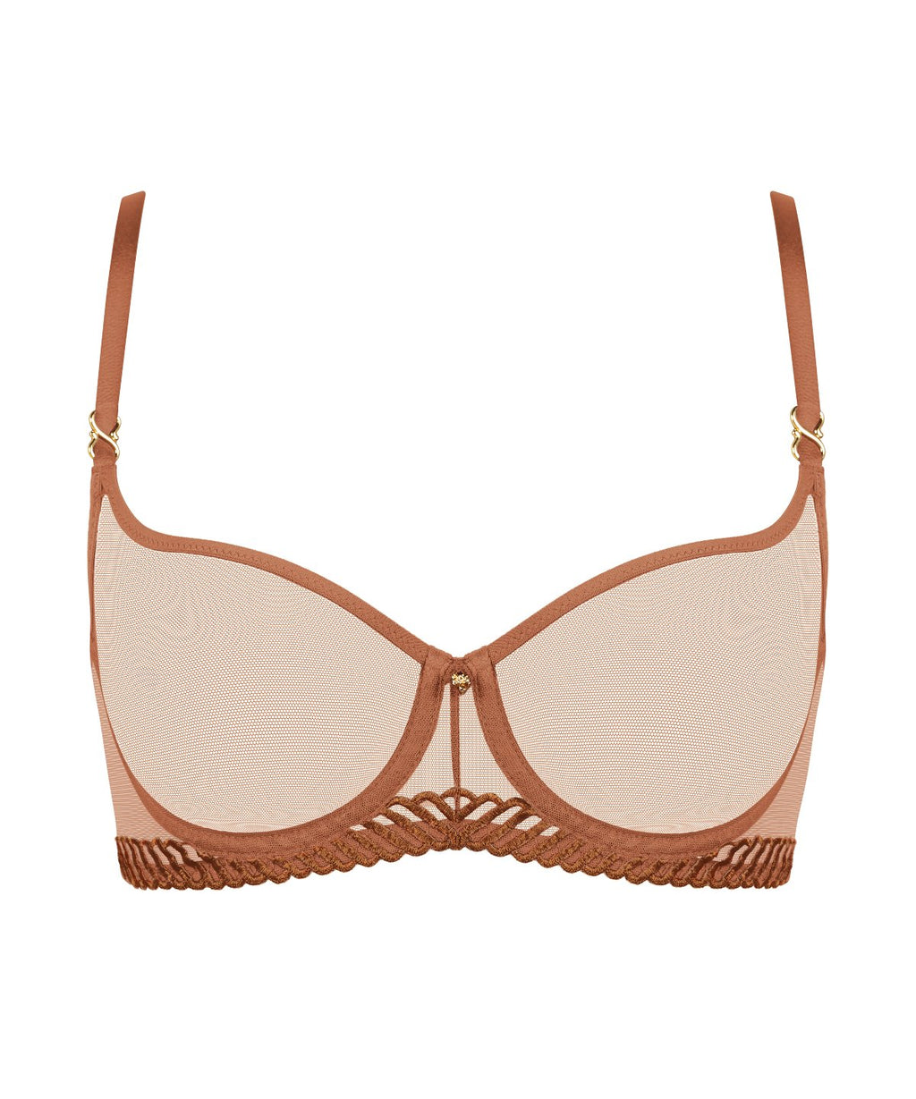 Sheer Emotion Soutien-gorge Corbeille avec armatures Honey