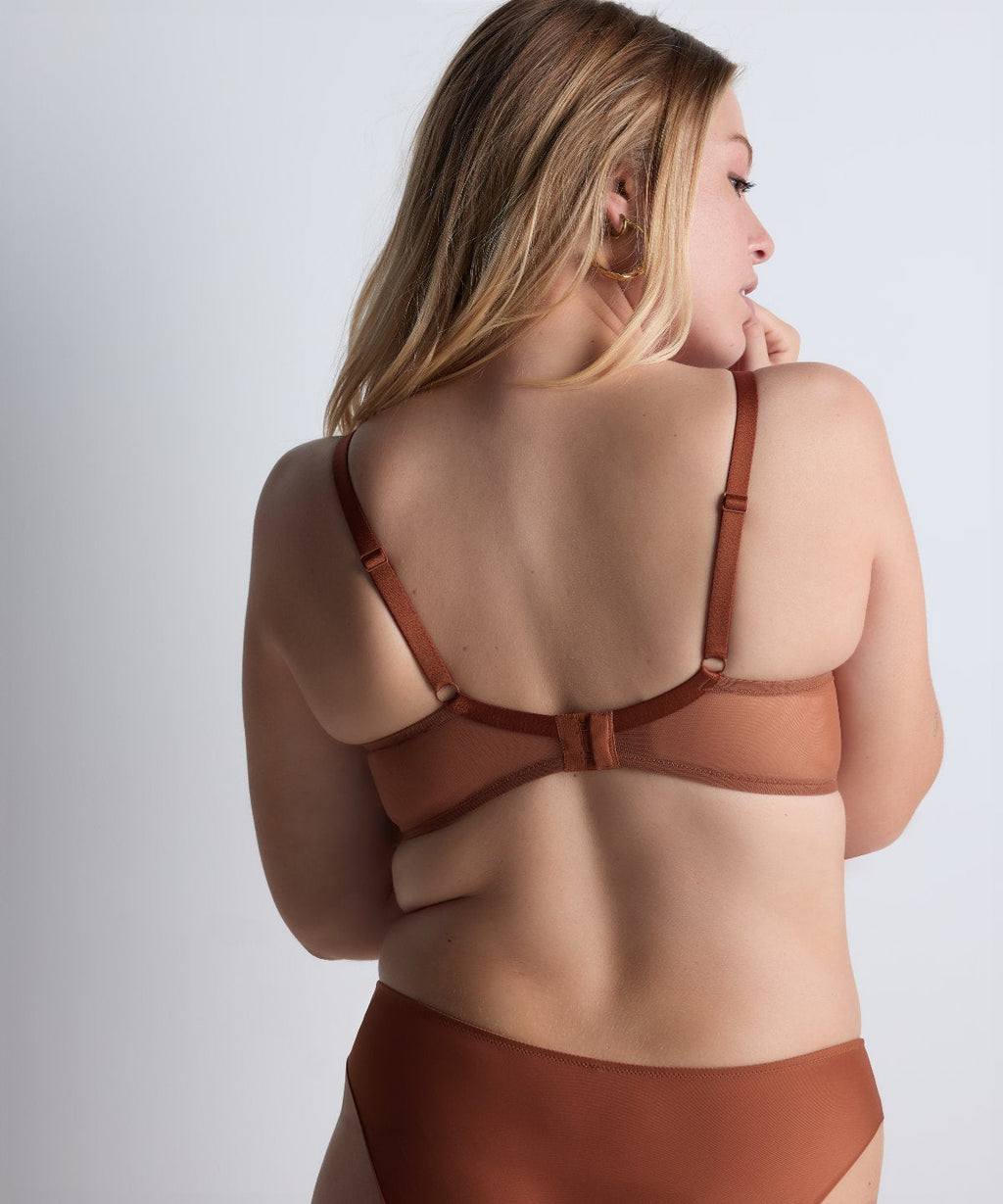 Sheer Emotion Soutien-gorge Corbeille avec armatures Honey