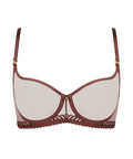 Sheer Emotion Soutien-gorge Corbeille avec armatures Sepia