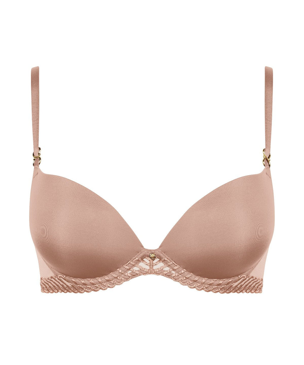 Sheer Emotion Soutien-gorge Push-up coques Sand