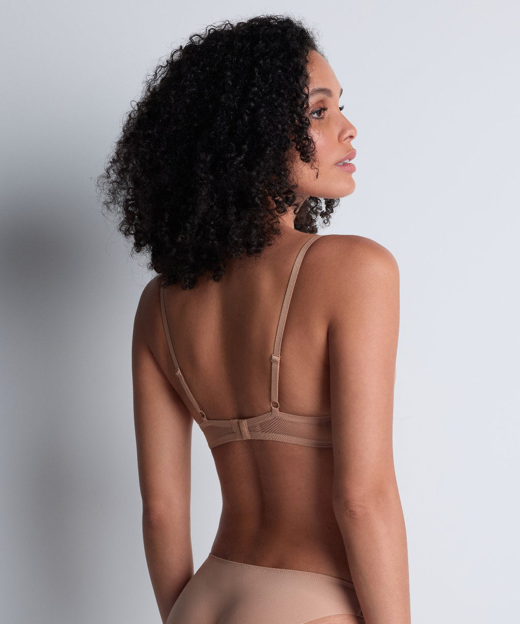 Sheer Emotion Soutien-gorge Push-up coques Sand