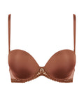 Sheer Emotion Soutien-gorge Bandeau plunge Honey