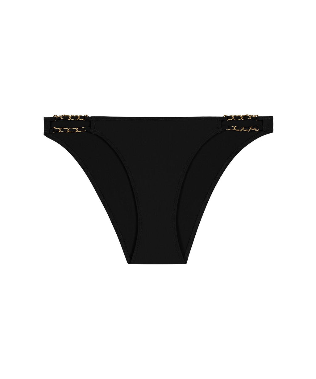 Sparkling Treasure Bas de maillot de bain taille basse Noir
