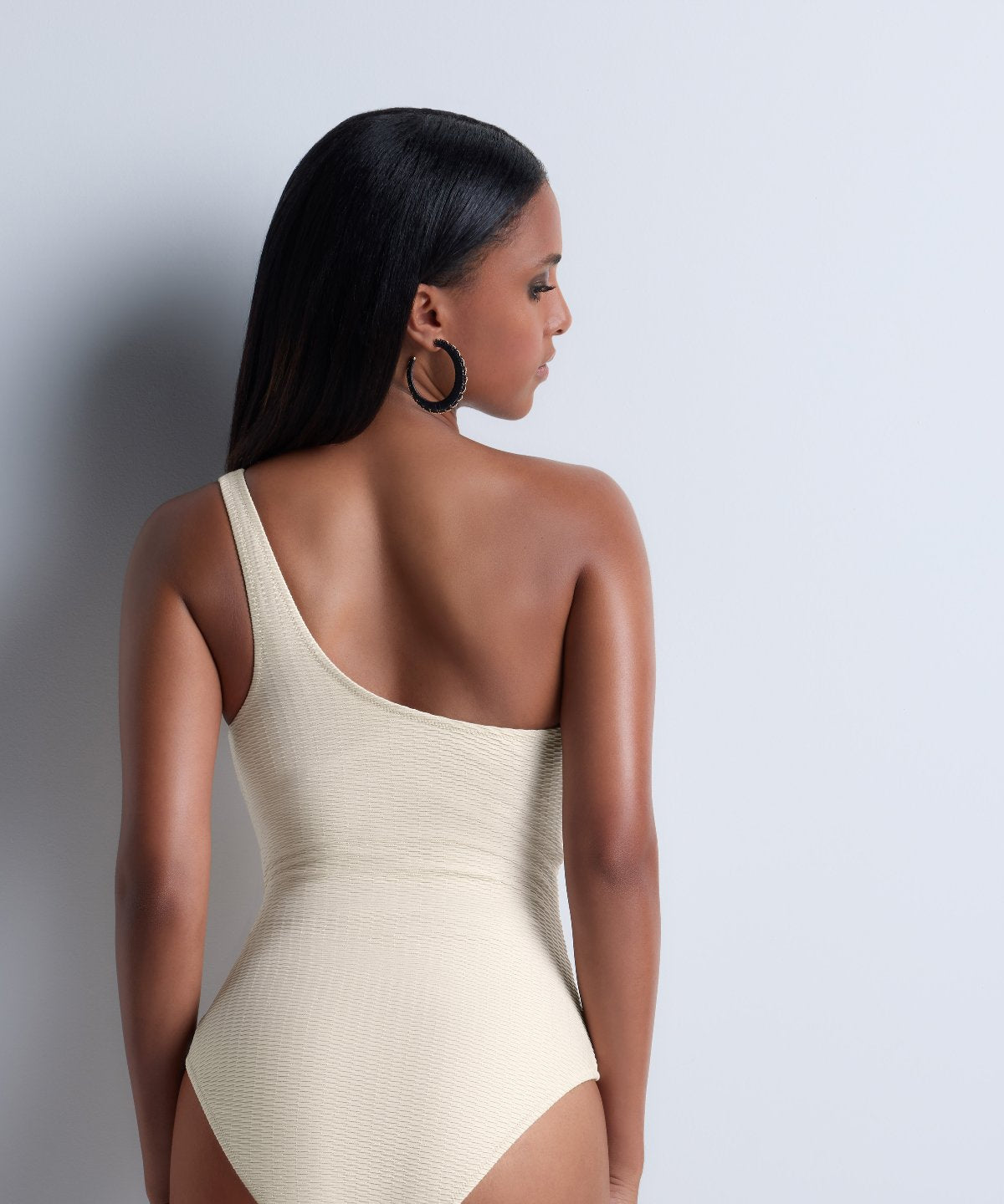 Shimmering Waters Maillot de bain une pièce Golden White