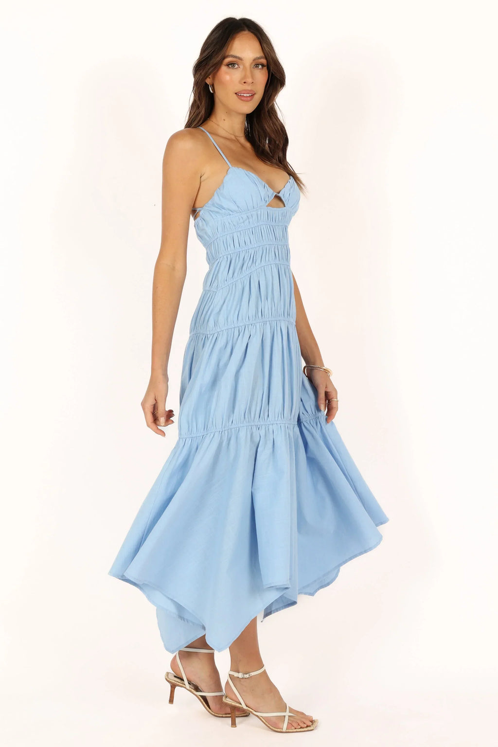 Robe Midi Riley - Bleue