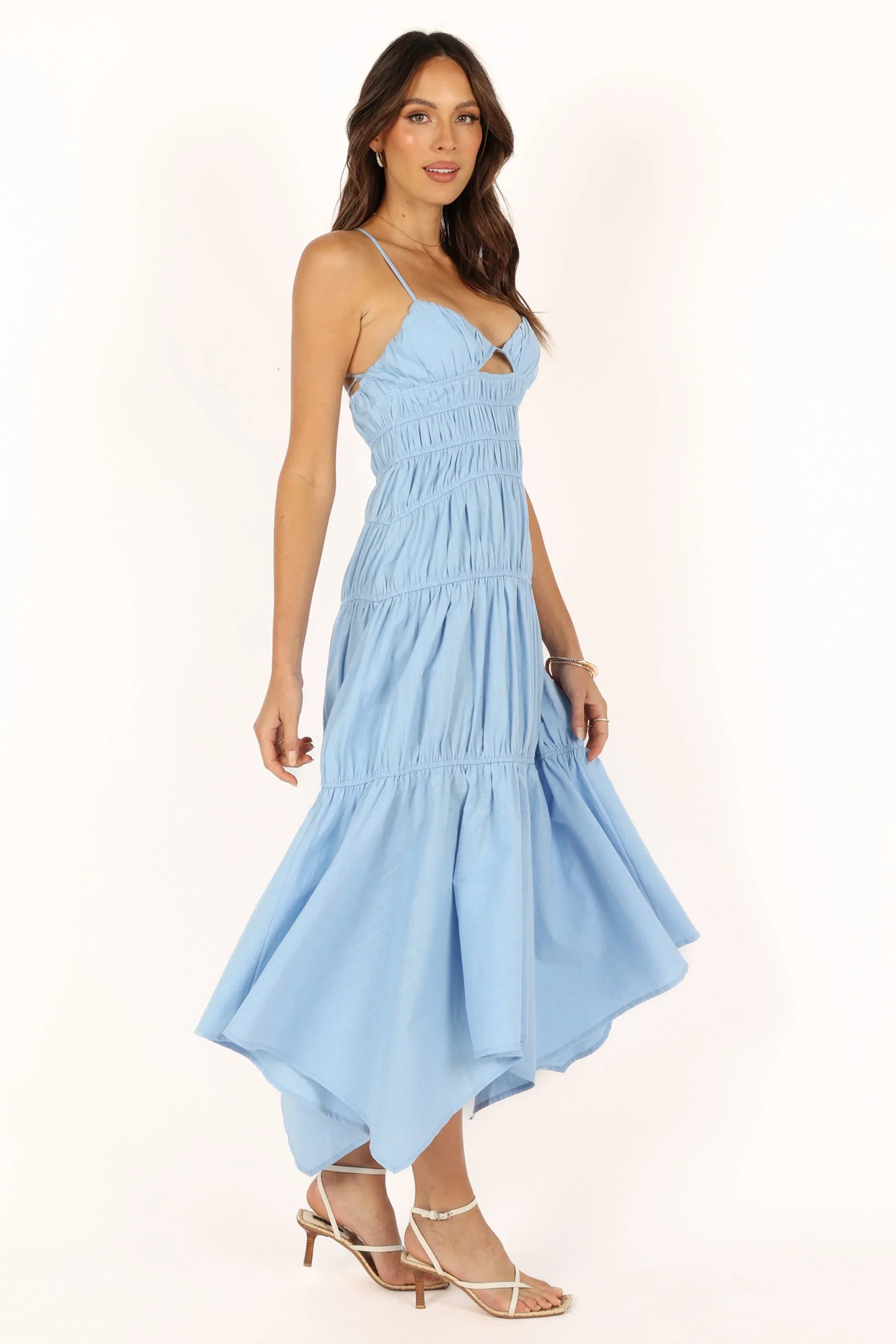 Robe Midi Riley - Bleue