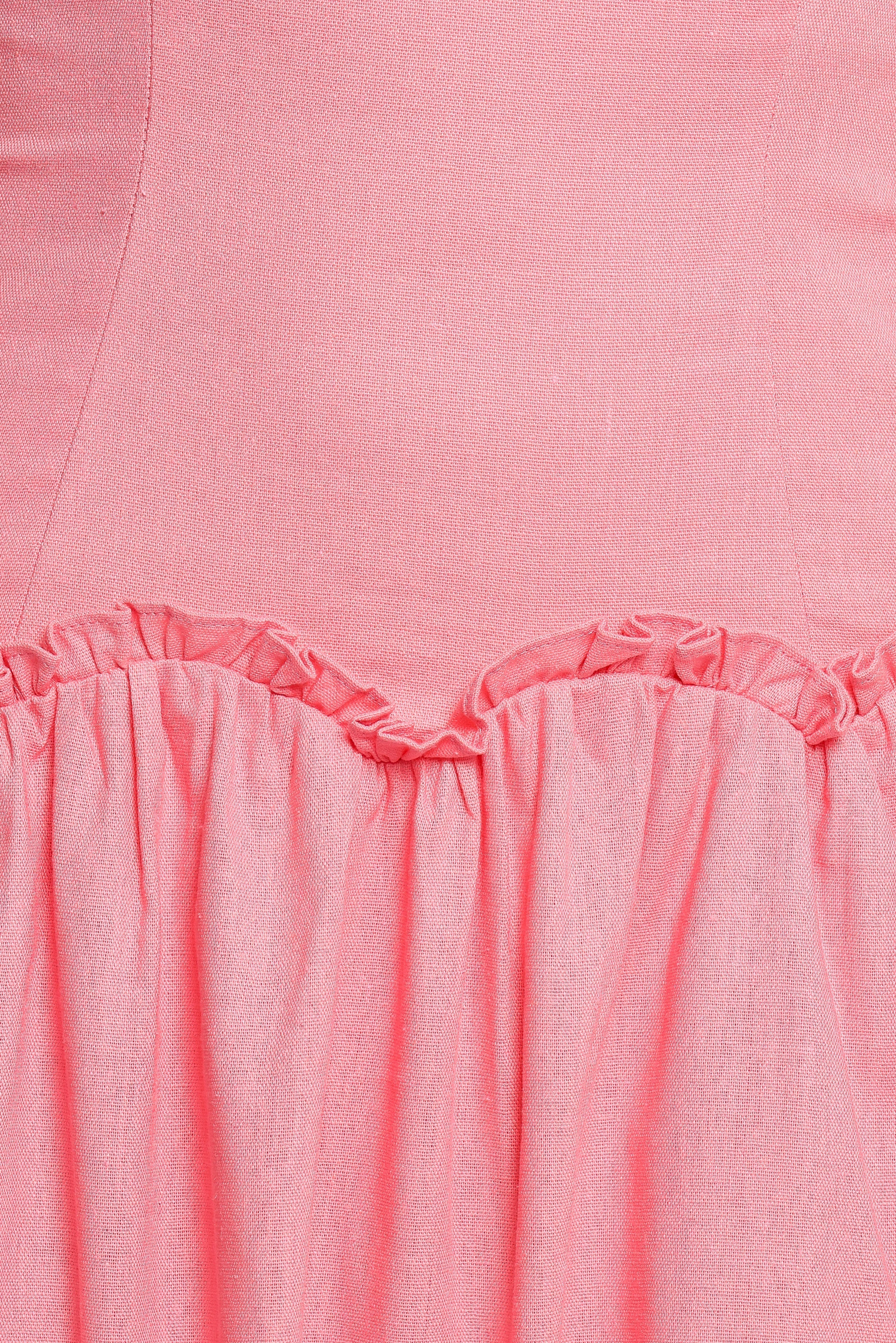 Clover Midi Dress - Pink