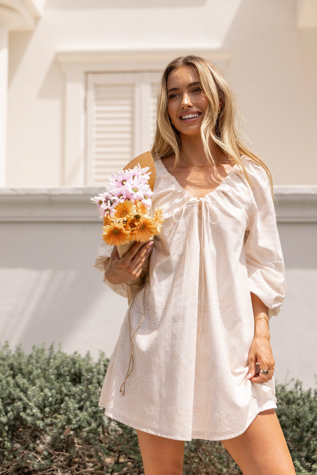 Mini-robe Walker Smock - Tan Swirl