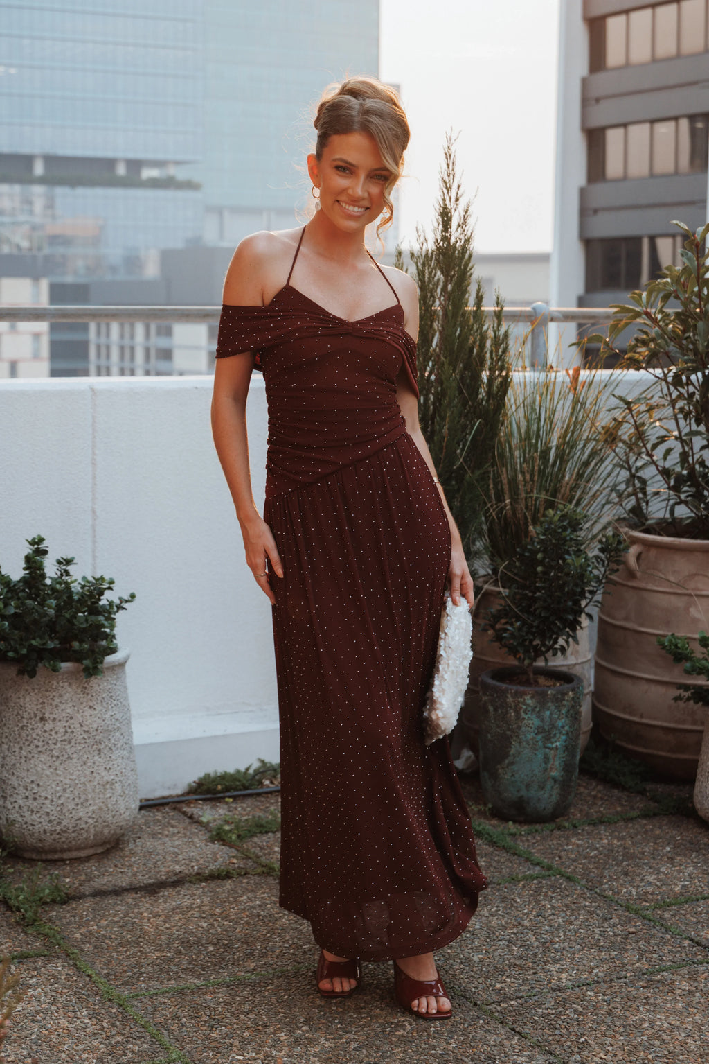 Robe longue Mayven – Bourgogne