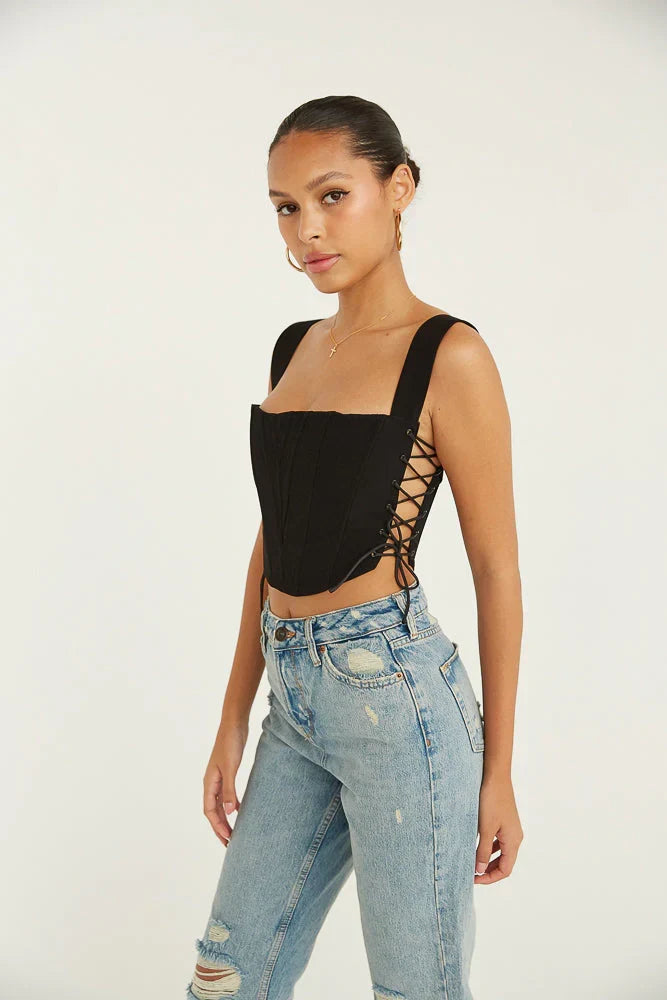 Haut court corset Kiko