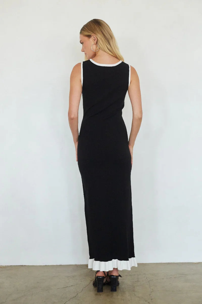 Robe longue en maille Ruthie