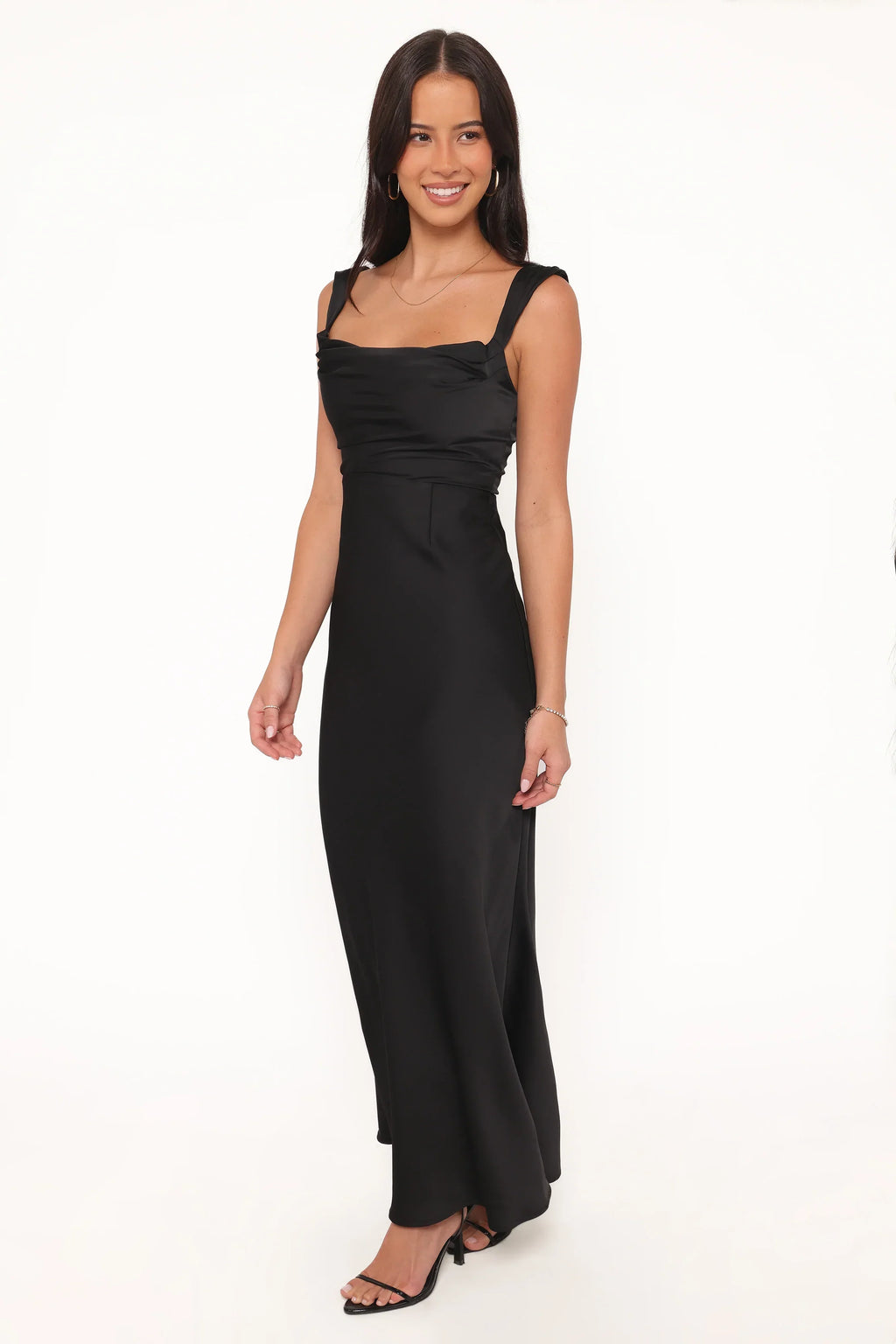 Robe longue Margot - Noir