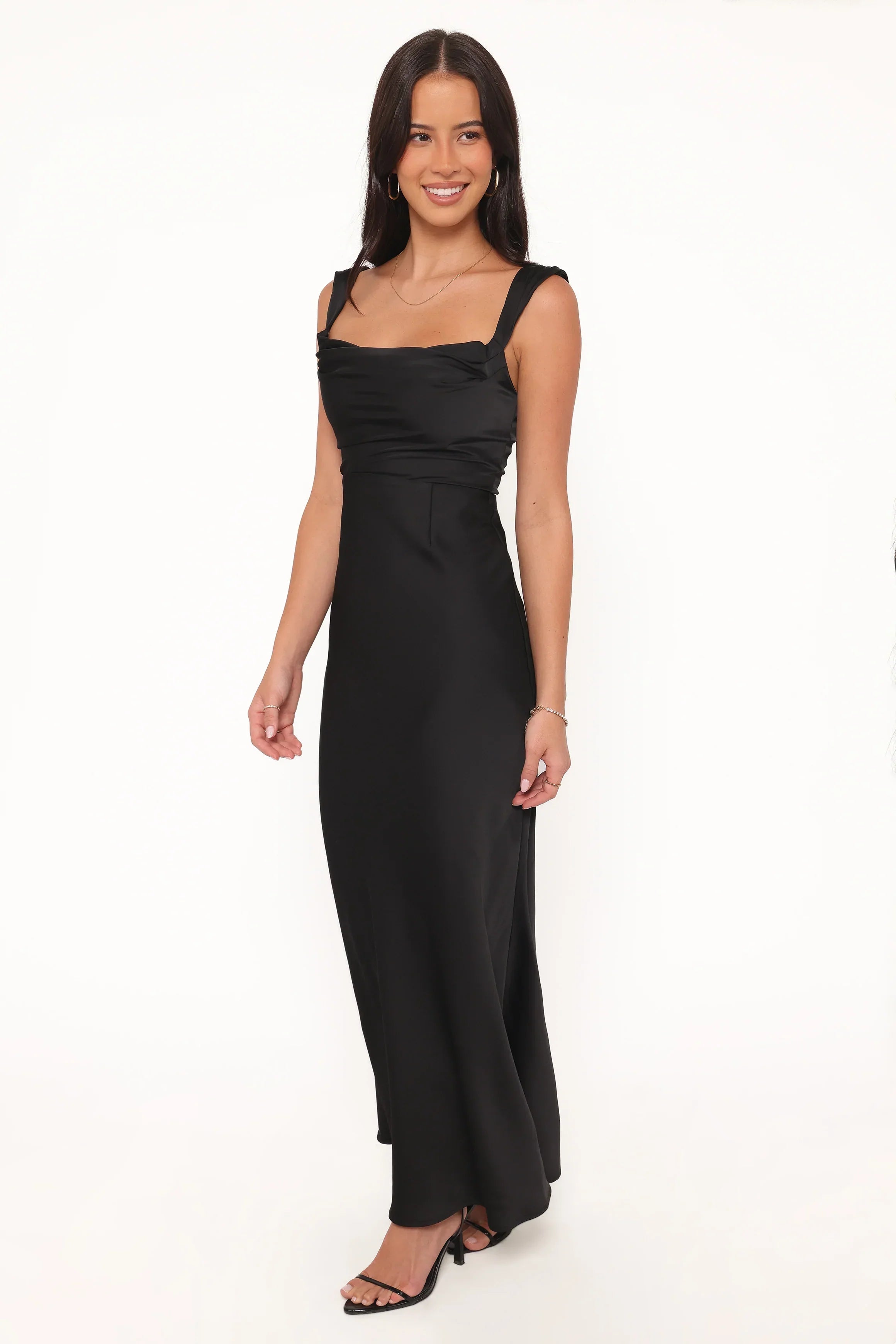 Robe longue Margot - Noir