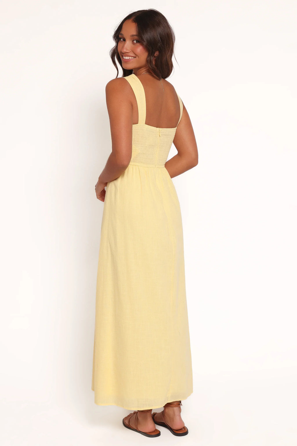 Robe longue Caty - Jaune