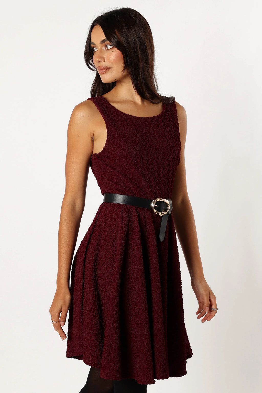 Mini-robe Margaret - Bordeaux