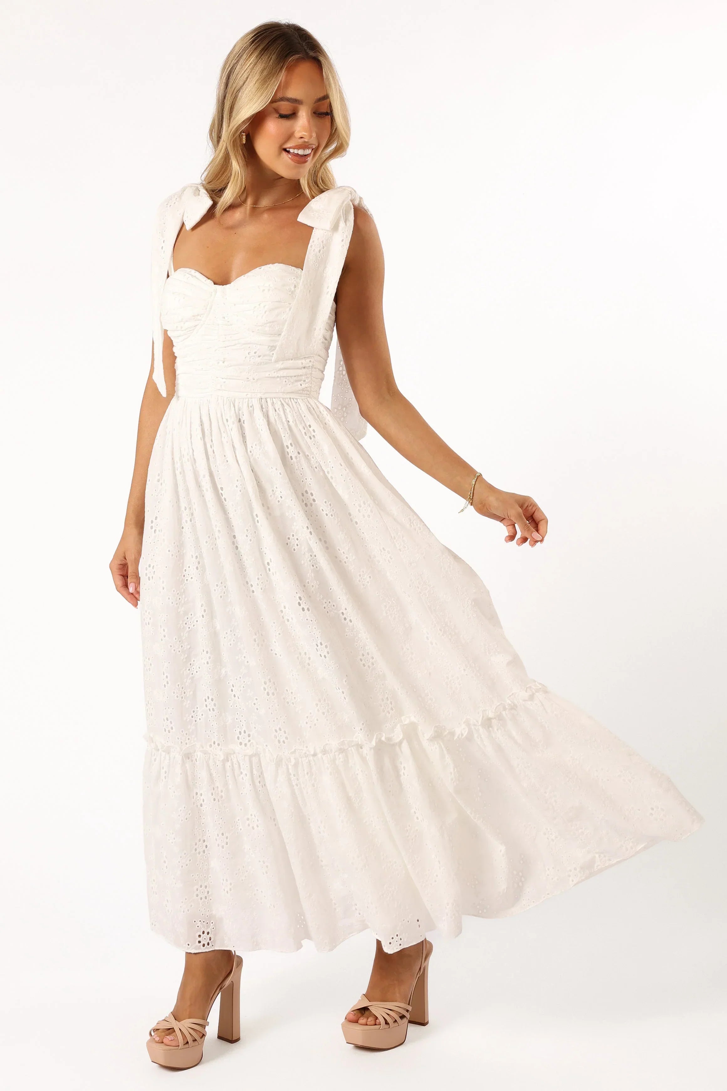 Robe longue Fiora - Blanc