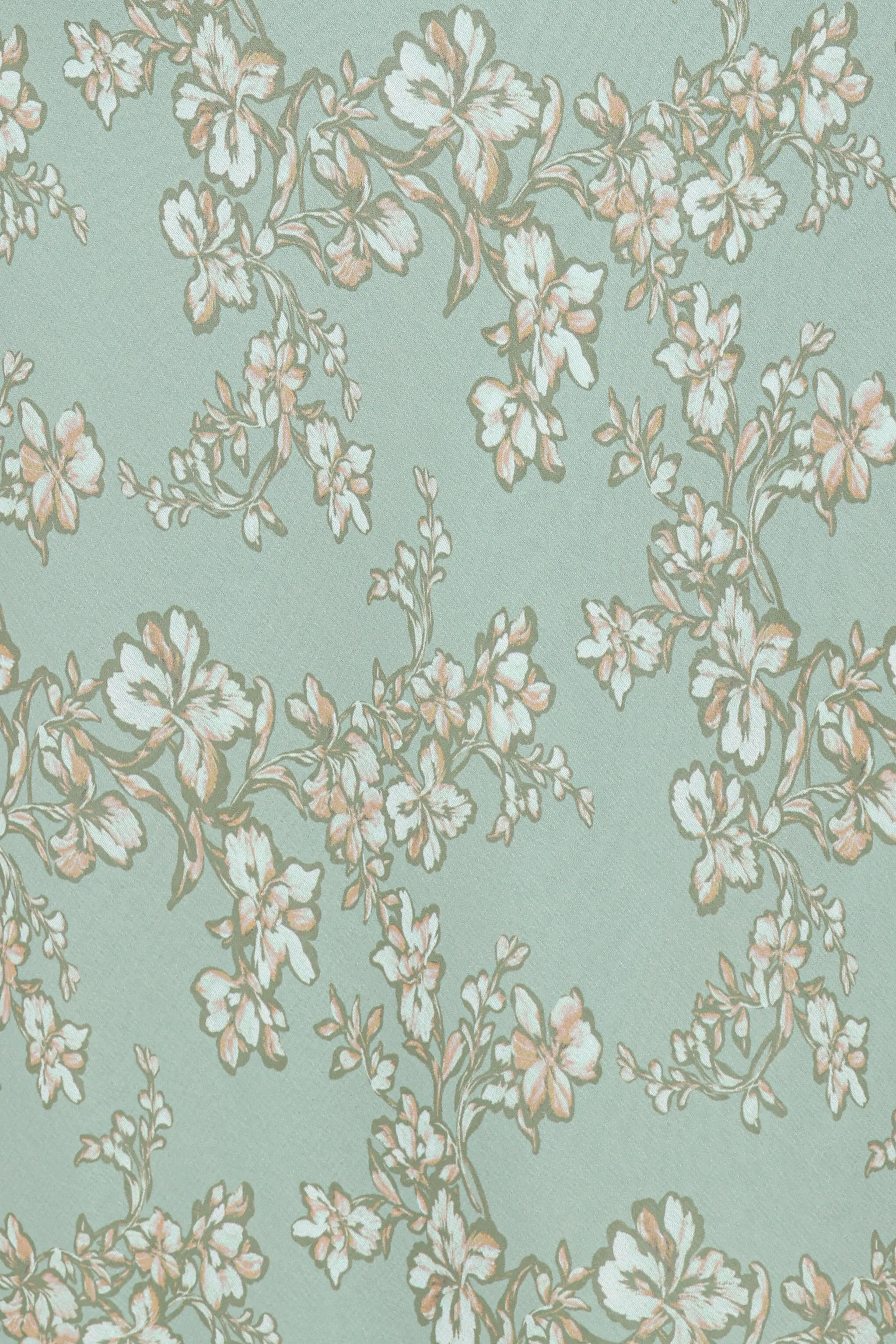 Yolanda Long Sleeve Maxi Dress - Sage Green Floral