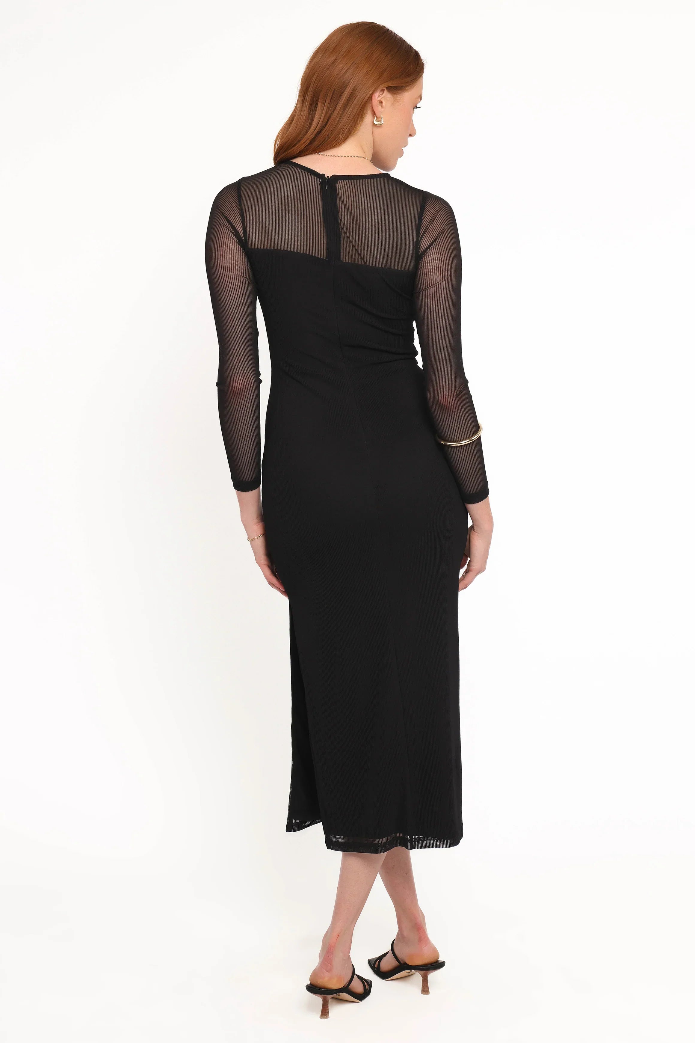 Robe Famille Midi - Noir