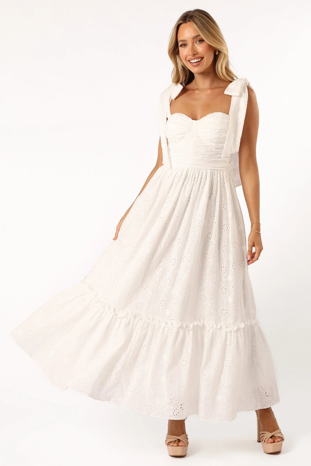 Robe longue Fiora - Blanc