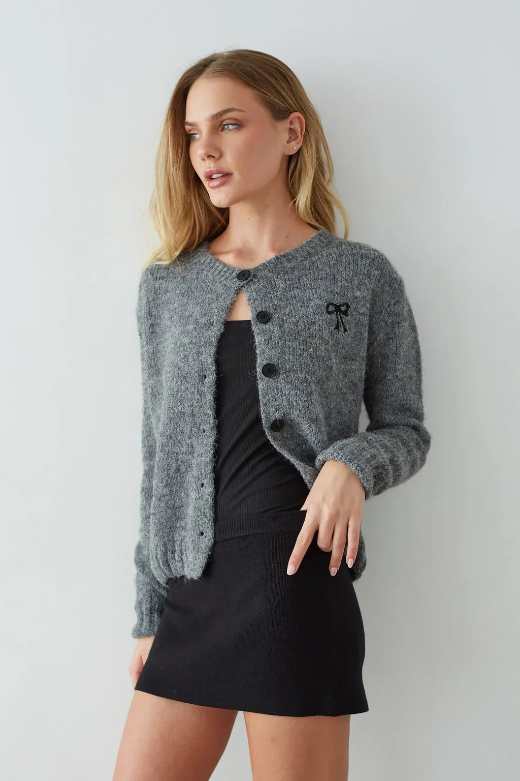 Gilet à nœud boutonné Rory