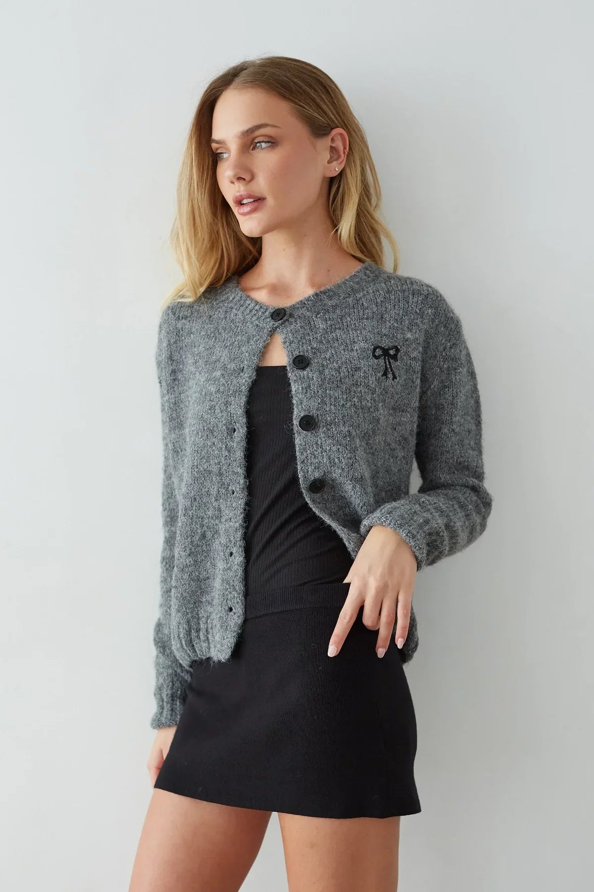 Gilet à nœud boutonné Rory