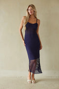 Robe longue Alondra en crochet