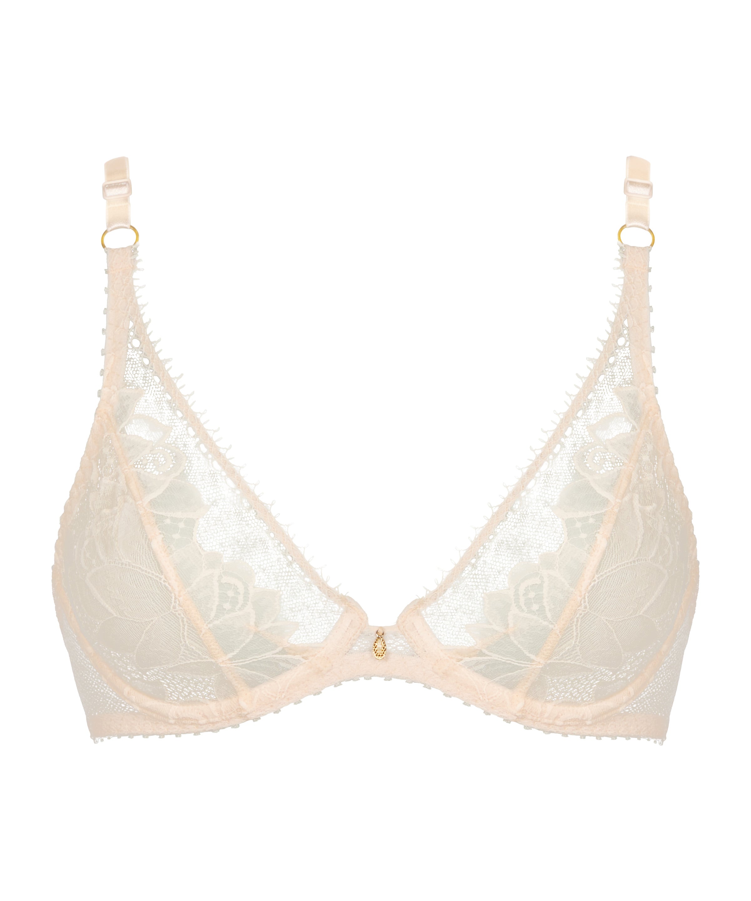 Flawless Love Triangle Bra with Underwire Light Powder
