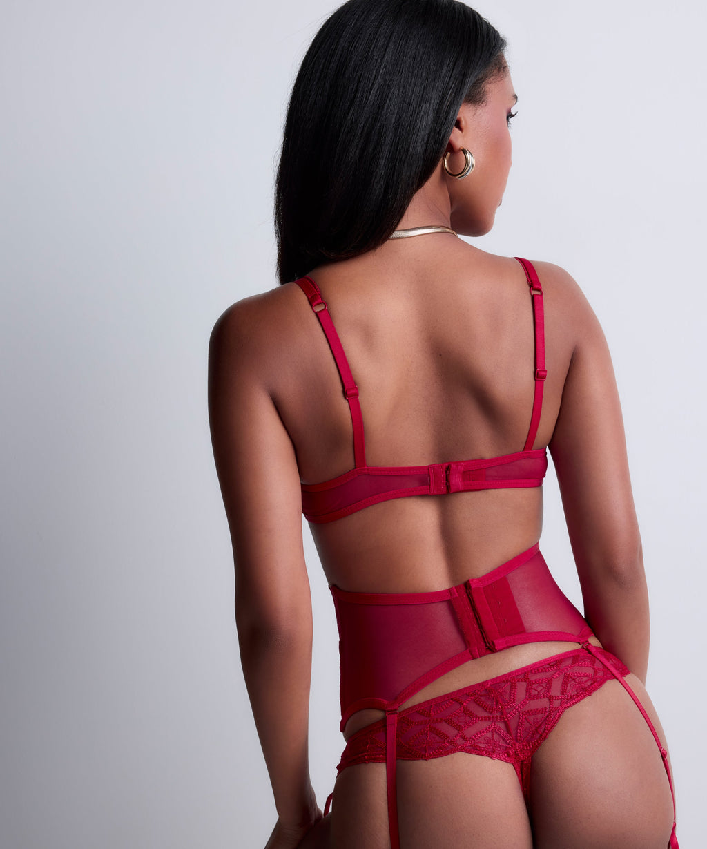 Sense of Illusion Soutien-gorge Corbeille avec armatures Red Berry