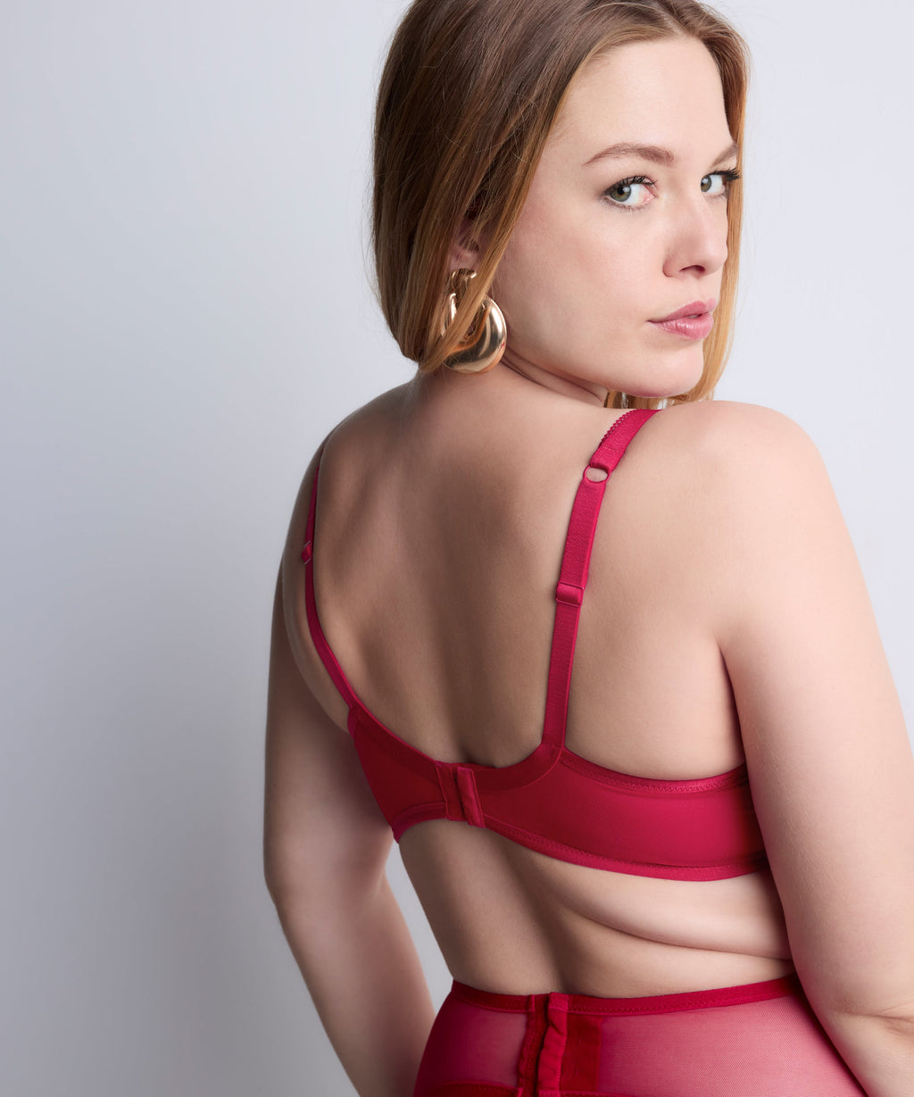 Sense of Illusion Soutien-gorge Corbeille avec armatures Red Berry