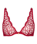 Sense of Illusion Soutien-gorge Triangle à armatures Rouge framboise
